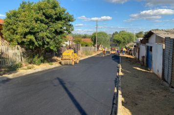 Concluído asfaltamento da Vila Santo Antônio