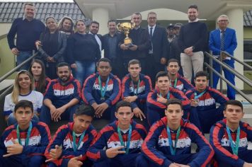 Vice-campeões da Taça Brasil são recebidos na Prefeitura