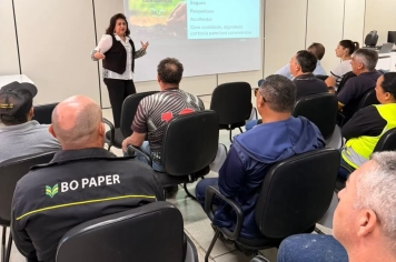PALESTRA ABORDA PREVENÇÃO AO ASSÉDIO E DISCRIMINAÇÃO