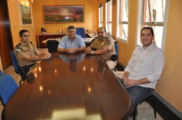 Executivo e PM conversam sobre seguranÃ§a pÃºblica