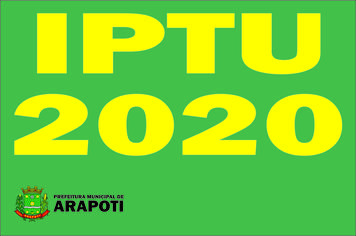 IPTU 2020 â?? Boletos jÃ¡ podem ser gerados atravÃ©s do site da Prefeitura