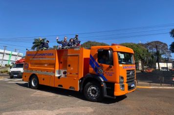 ARAPOTI RECEBE CAMINHÃO NOVO PARA A DEFESA CIVIL