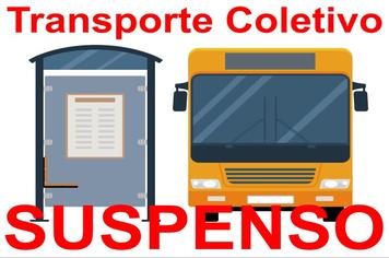 Comunicado â?? Transporte Coletivo suspenso em razÃ£o da epidemia de coronavÃ­rus a partir de segunda (23 de marÃ§o)