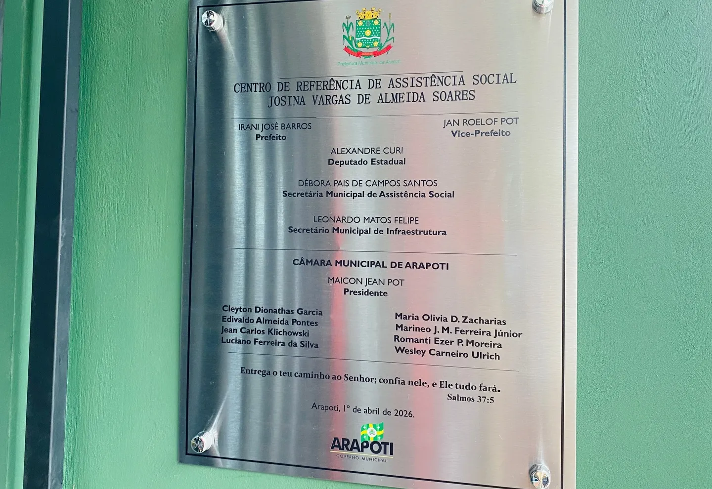 INAUGURADO NOVO CRAS