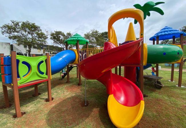 Ginásio de Esportes Otacílio de Souza (Bigodão) ganha playground para as crianças 