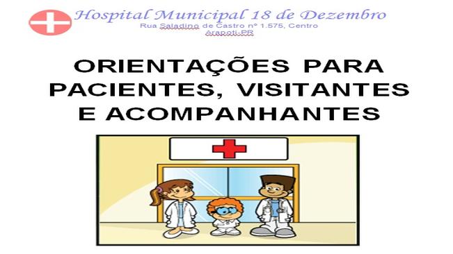 Hospital 18 de Dezembro elabora manual de boa conduta