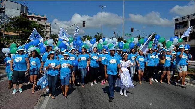 CAMINHADA EM COMEMORAÃ?Ã?O AO DIA INTERNACIONAL DO IDOSO
