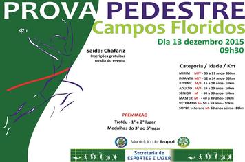 PROVA PEDESTRE CAMPOS FLORIDOS
