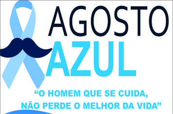 AÃ§Ã£o da Campanha Agosto azul acontece no sÃ¡bado (25)