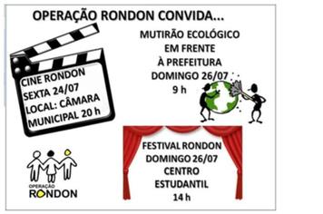 Festival Rondon, Cine Rondon e MutirÃ£o EcolÃ³gico