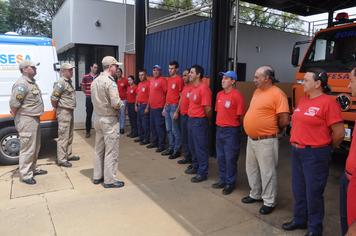Autoridades Militares Visitam o Posto de Bombeiro ComunitÃ¡rio - PBC de Arapoti