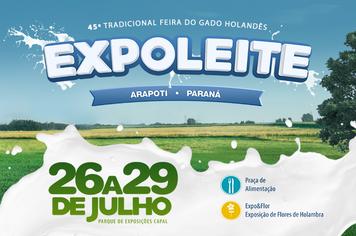 45Âª Expoleite Arapoti comeÃ§a hoje