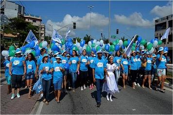 CAMINHADA EM COMEMORAÃ?Ã?O AO DIA INTERNACIONAL DO IDOSO