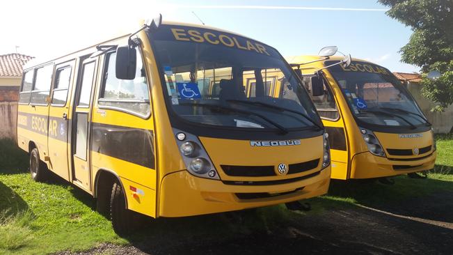 Adquiridos dois novos Ã´nibus para o transporte escolar rural