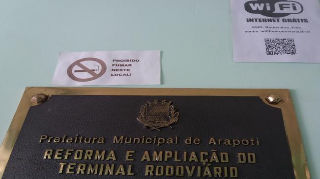 Prefeitura disponibiliza internet gratuita no GinÃ¡sio de Esportes, Hospital e RodoviÃ¡ria