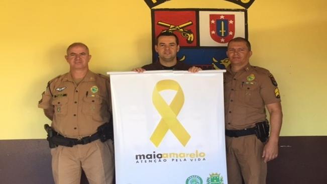 A CIRETRAN ARAPOTI PROMOVE CAMPANHA DO MAIO AMARELO